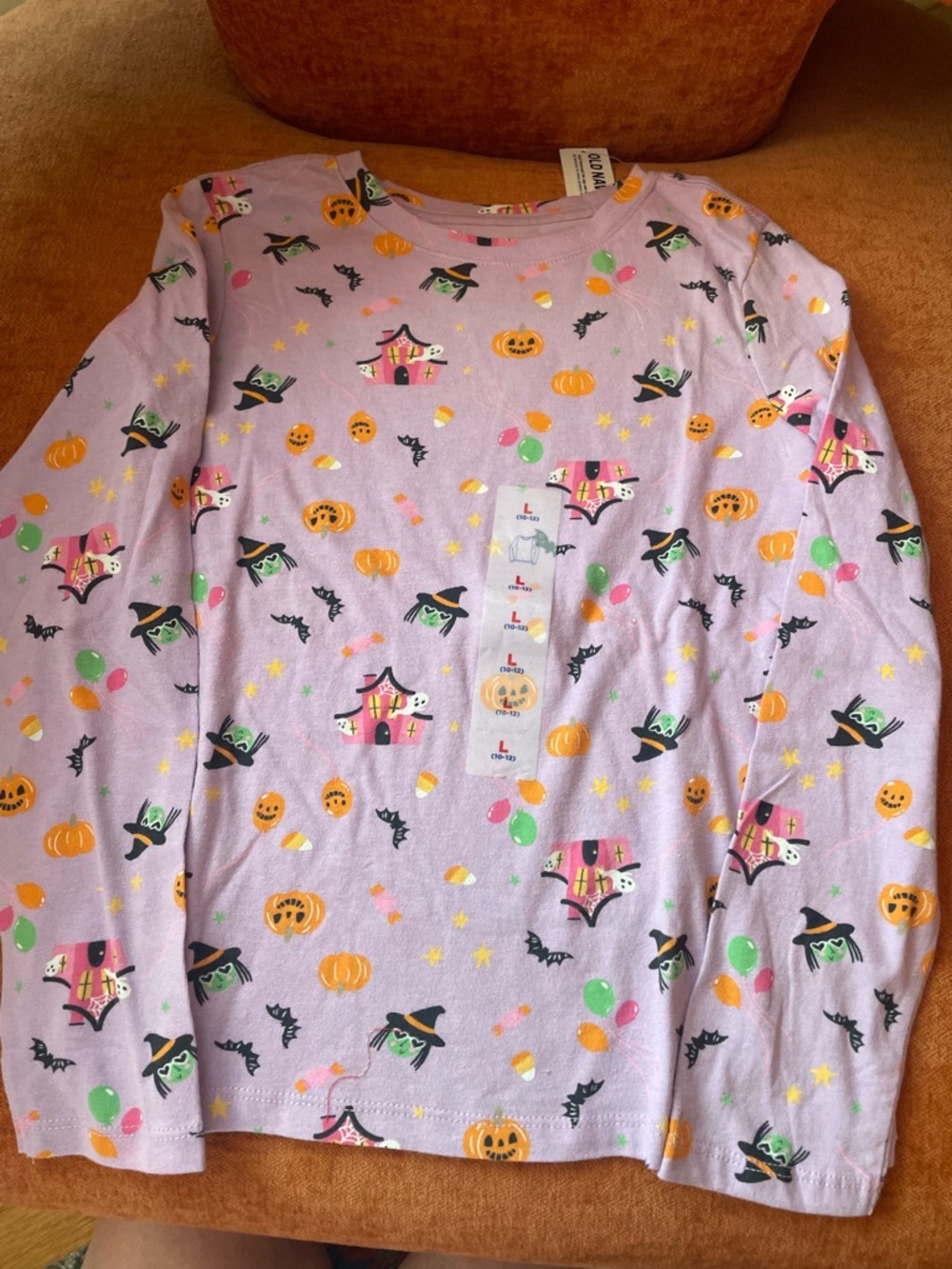 Old Navy Girls' Halloween Print Long Sleeve Top